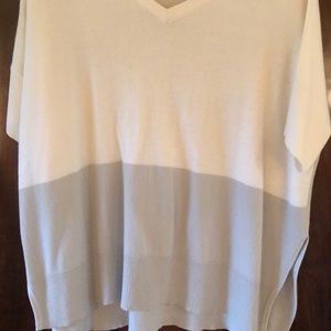 Tyler Boe cashmere pullover color block sweater